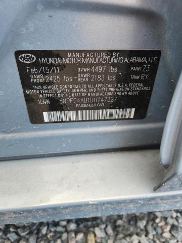 Продаж на аукціоні авто 2011 Hyundai Sonata, vin: 5NPEC4AB1BH247327, номер лоту: 51127456