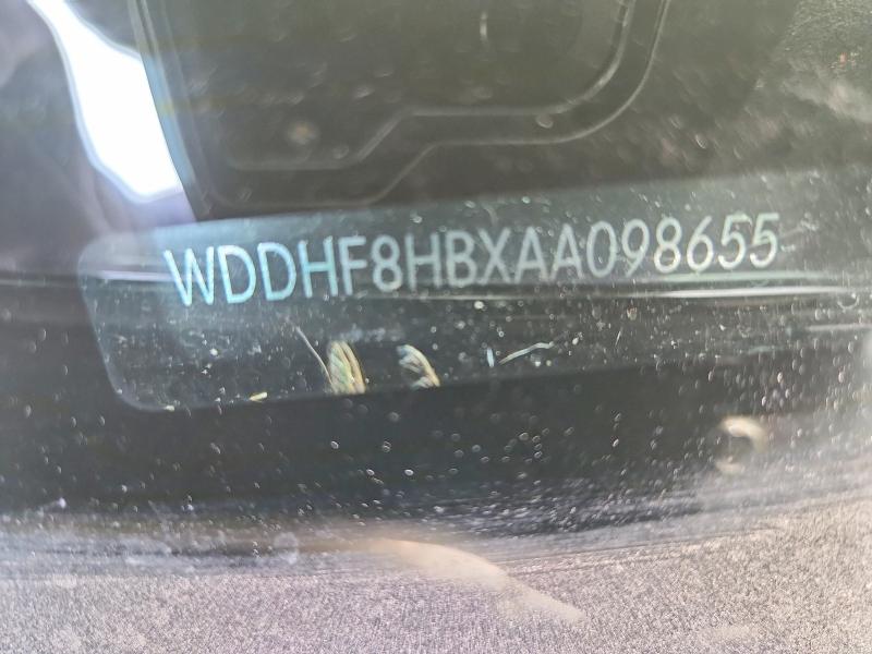 2010 Mercedes-benz E მანქანა იყიდება აუქციონზე, vin: WDDHF8HBXAA098655, აუქციონის ნომერი: 49162296
