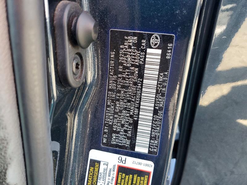 Продажа на аукционе авто 2017 Toyota Camry, vin: 4T1BF1FK6HU679472, номер лота: 51453366