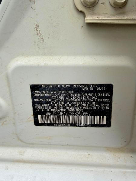 2014 Subaru Xv Crosstrek მანქანა იყიდება აუქციონზე, vin: JF2GPAVC2E8290657, აუქციონის ნომერი: 51148876