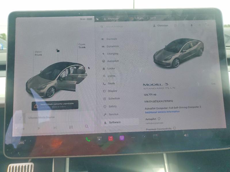 Aukcja sprzedaży 2020 Tesla Model 3, vin: 5YJ3E1EAXLF615912, numer aukcji: 49681816