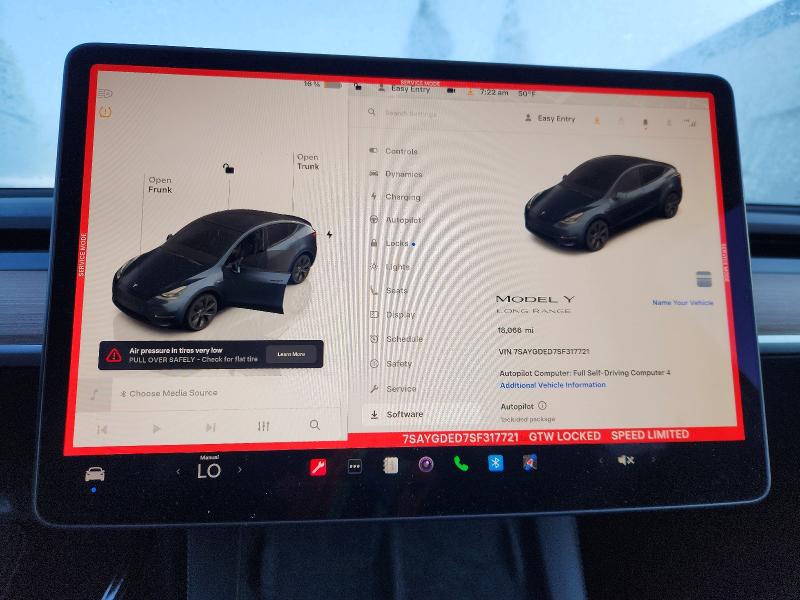 Продажа на аукционе авто 2025 Tesla Model Y, vin: 7SAYGDED7SF317721, номер лота: 49661766