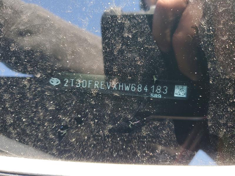 Aukcja sprzedaży 2017 Toyota Rav4, vin: 2T3DFREVXHW684183, numer aukcji: 50720206