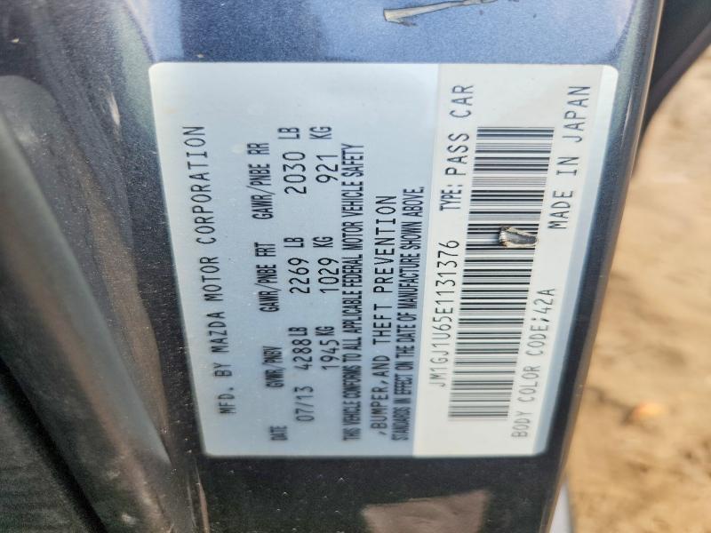 Aukcja sprzedaży 2014 Mazda 6, vin: JM1GJ1U65E1131376, numer aukcji: 50974526