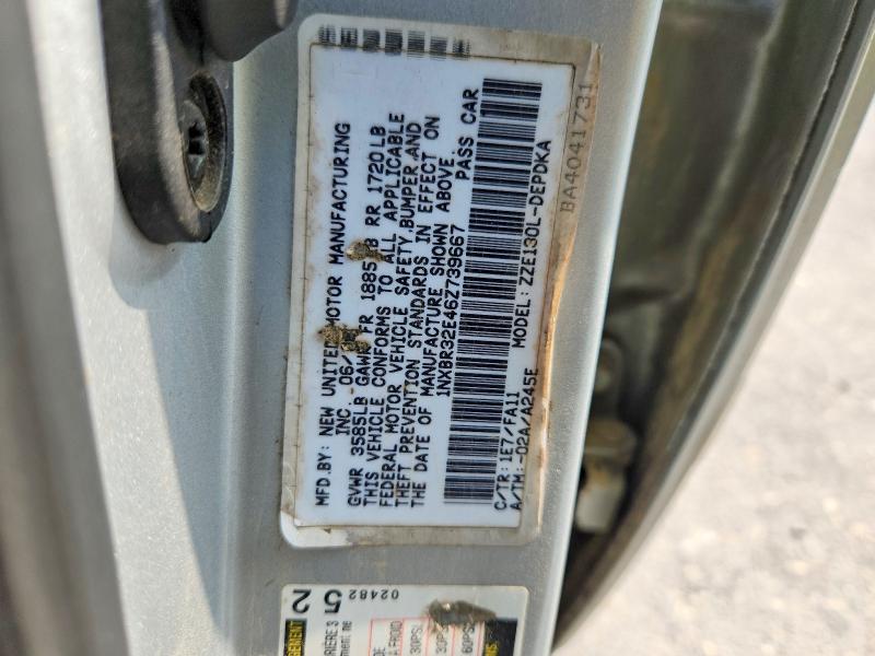 51645706 :رقم المزاد ، 1NXBR32E46Z739667 vin ، 2006 Toyota Corolla مزاد بيع