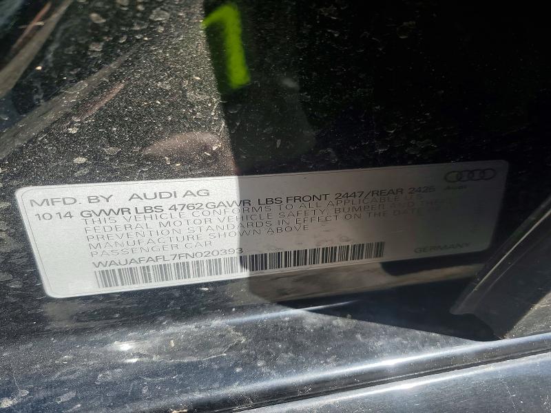 Продаж на аукціоні авто 2015 Audi A4, vin: WAUAFAFL7FN020393, номер лоту: 47370796