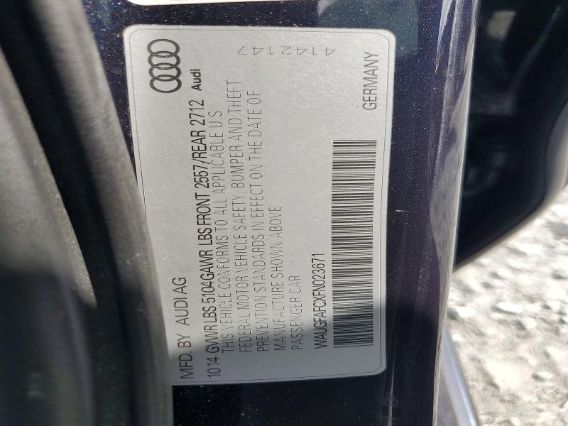 Aukcja sprzedaży 2015 Audi A6, vin: WAUGFAFCXFN023671, numer aukcji: 49412096