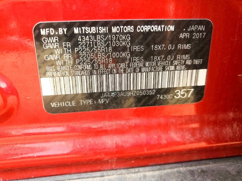 Aukcja sprzedaży 2017 Mitsubishi Outlander Sport, vin: JA4AP3AU9HZ050352, numer aukcji: 49939926