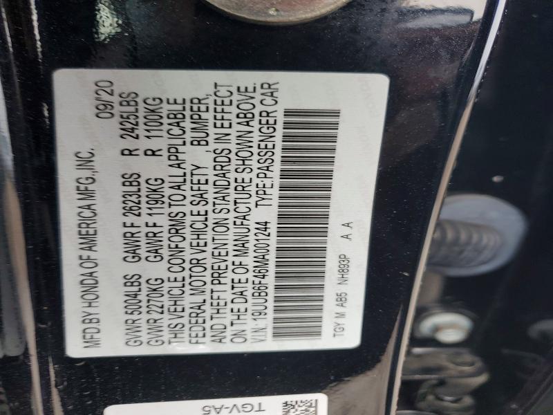 Продажа на аукционе авто 2021 Acura Tlx, vin: 19UUB6F46MA001244, номер лота: 50115576