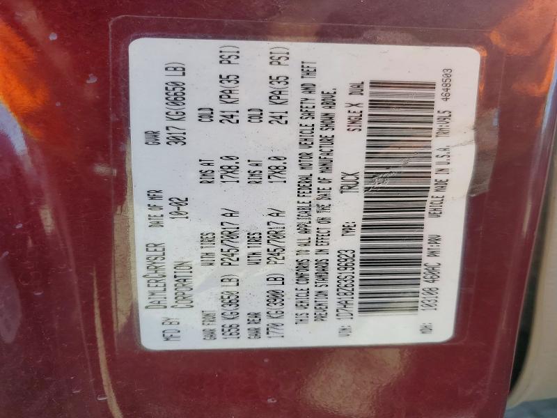 Продаж на аукціоні авто 2003 Dodge Ram 1500, vin: 1D7HA18Z63S196923, номер лоту: 49955806