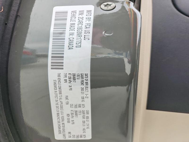 Aukcja sprzedaży 2022 Chrysler Pacifica, vin: 2C4RC1BG8NR177570, numer aukcji: 51625786