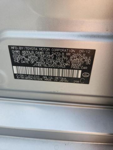 Продаж на аукціоні авто 2013 Lexus Gs, vin: JTHBE1BL0D5015953, номер лоту: 50739606