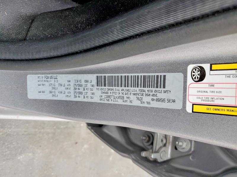 2020 Ram 1500 მანქანა იყიდება აუქციონზე, vin: 1C6RREFT3LN105528, აუქციონის ნომერი: 48440086