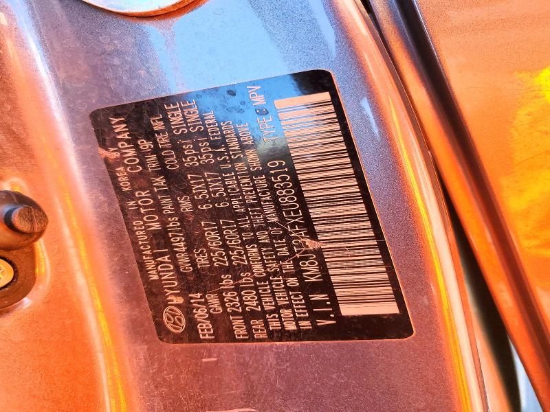 51625006 :رقم المزاد ، KM8JT3AFXEU883519 vin ، 2014 Hyundai Tucson مزاد بيع