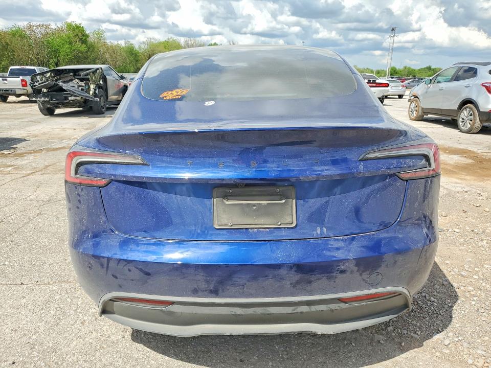 2026 Tesla Model 3 მანქანა იყიდება აუქციონზე, vin: 5YJ3E1EAXTF138592, აუქციონის ნომერი: 49375866