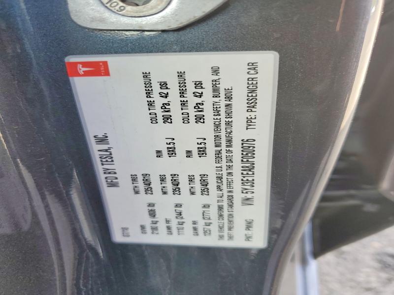 Aukcja sprzedaży 2018 Tesla Model 3, vin: 5YJ3E1EA8JF050976, numer aukcji: 50295076