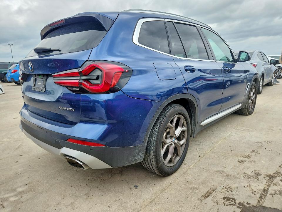 2022 Bmw X3 მანქანა იყიდება აუქციონზე, vin: 5UX53DP04N9K76905, აუქციონის ნომერი: 50548596