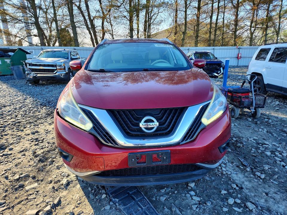 49174216 :رقم المزاد ، 5N1AZ2MHXFN283679 vin ، 2015 Nissan Murano مزاد بيع