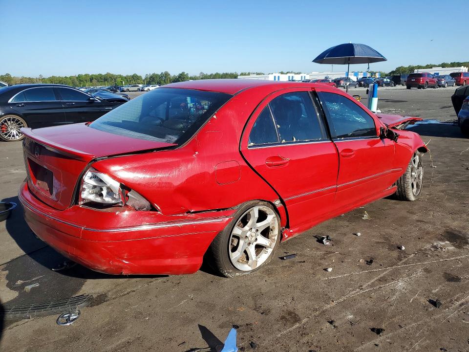 50847436 :رقم المزاد ، WDBRF52H67F923501 vin ، 2007 Mercedes-benz C مزاد بيع