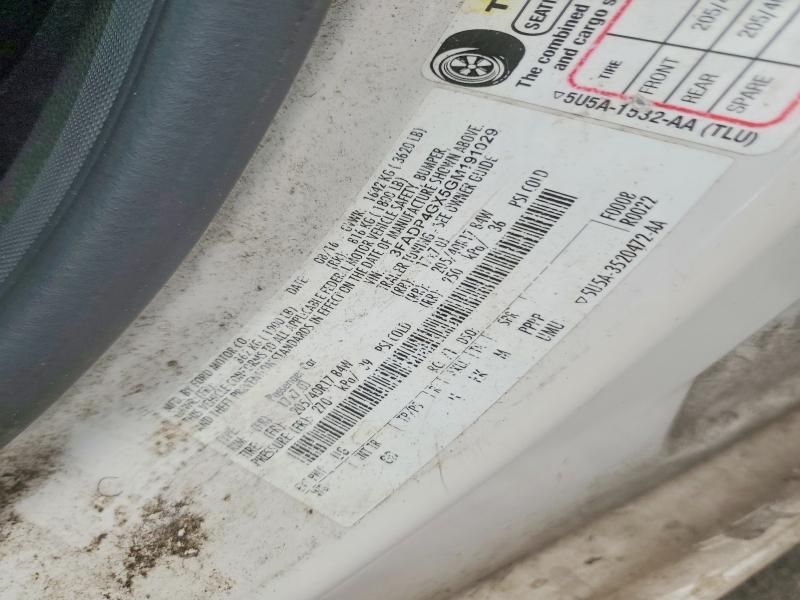 2016 Ford Fiesta მანქანა იყიდება აუქციონზე, vin: 3FADP4GX5GM191029, აუქციონის ნომერი: 50465306