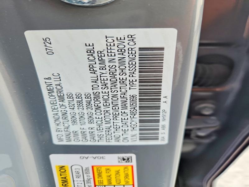 Продажа на аукционе авто 2025 Honda Accord, vin: 1HGCY1F48SA050696, номер лота: 50061076