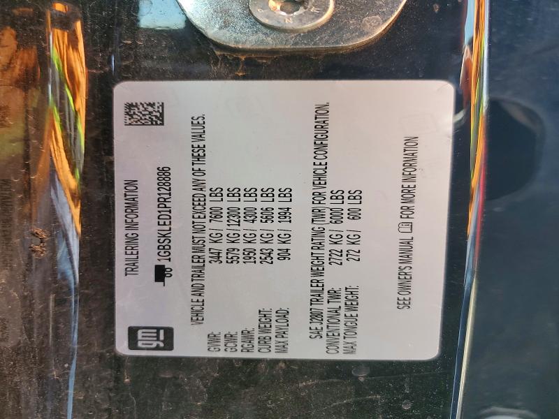 Продаж на аукціоні авто 2023 Chev Tahoe, vin: 1GBSKLED1PR128886, номер лоту: 50507366
