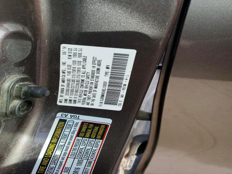 50659186 :رقم المزاد ، 5J6RM4H34EL108591 vin ، 2014 Honda Cr-v مزاد بيع