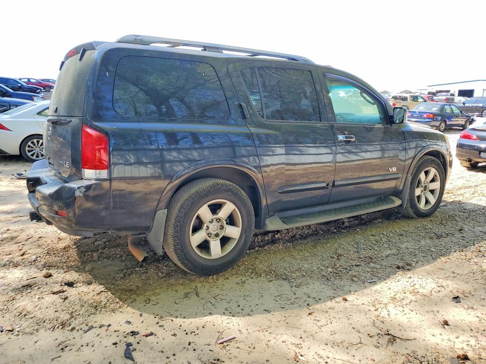 2008 Nissan Armada მანქანა იყიდება აუქციონზე, vin: 5N1BA08D28N615611, აუქციონის ნომერი: 48138976