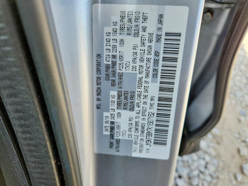 50057126 :رقم المزاد ، JM3KFBBM7K1687162 vin ، 2019 Mazda Cx-5 مزاد بيع