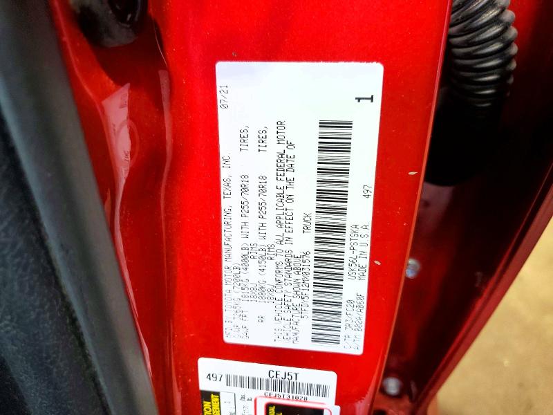Aukcja sprzedaży 2021 Toyota Tundra, vin: 5TFDY5F12MX031576, numer aukcji: 51418586