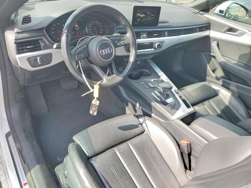48631626 :رقم المزاد ، WAUSNAF52KA058107 vin ، 2019 Audi A5 مزاد بيع