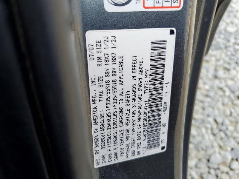 Продаж на аукціоні авто 2008 Acura Rdx, vin: 5J8TB18538A000157, номер лоту: 50600096