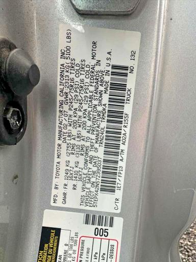 Aukcja sprzedaży 2007 Toyota Tacoma, vin: 5TEPX42N57Z395037, numer aukcji: 52168626