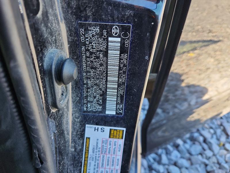 Aukcja sprzedaży 2022 Toyota Corolla, vin: JTDEAMDEXNJ056576, numer aukcji: 50604796