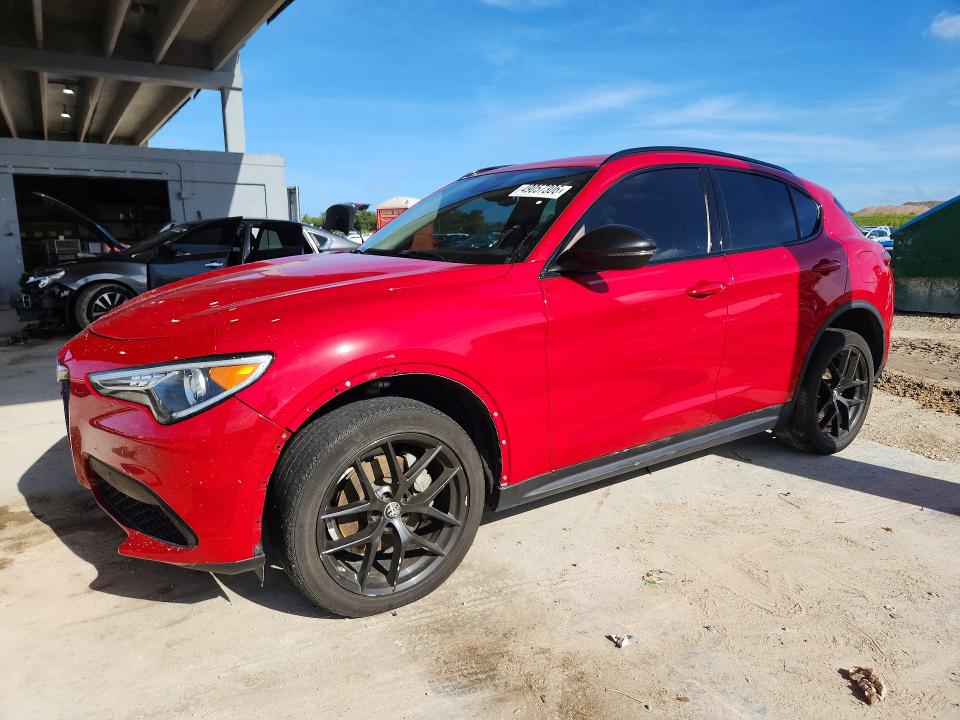 2021 Alfa Romeo Stelvio მანქანა იყიდება აუქციონზე, vin: ZASPAJAN8M7C99804, აუქციონის ნომერი: 49057306