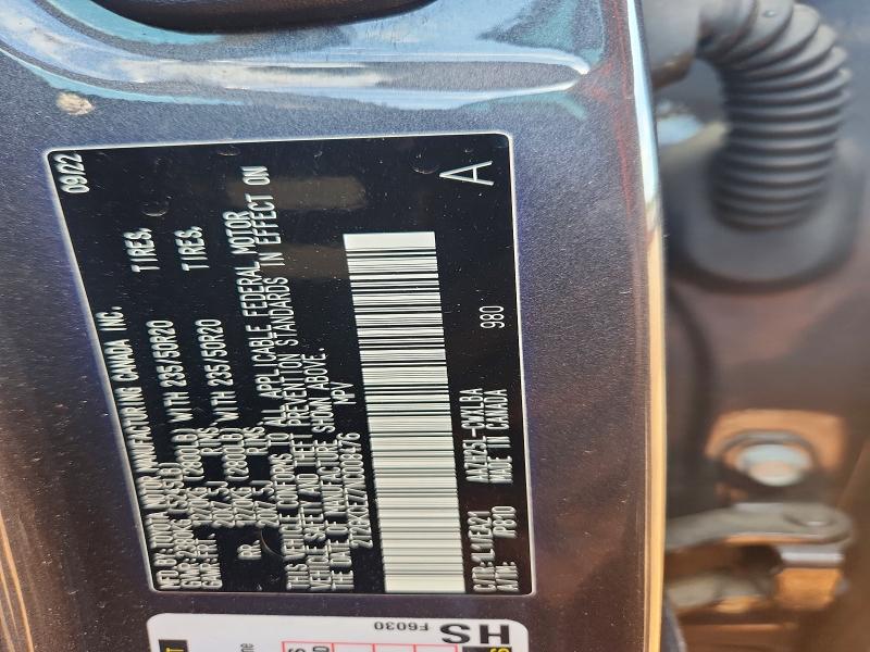 2022 Lexus Nx მანქანა იყიდება აუქციონზე, vin: 2T2GKCEZ7NC008476, აუქციონის ნომერი: 49766836