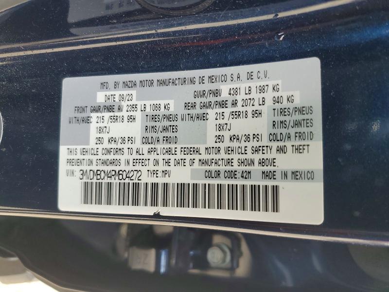 Aukcja sprzedaży 2024 Mazda Cx-30, vin: 3MVDMBCM4RM604272, numer aukcji: 47932416