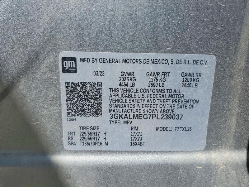 Продаж на аукціоні авто 2023 Gmc Terrain, vin: 3GKALMEG7PL239037, номер лоту: 49339916