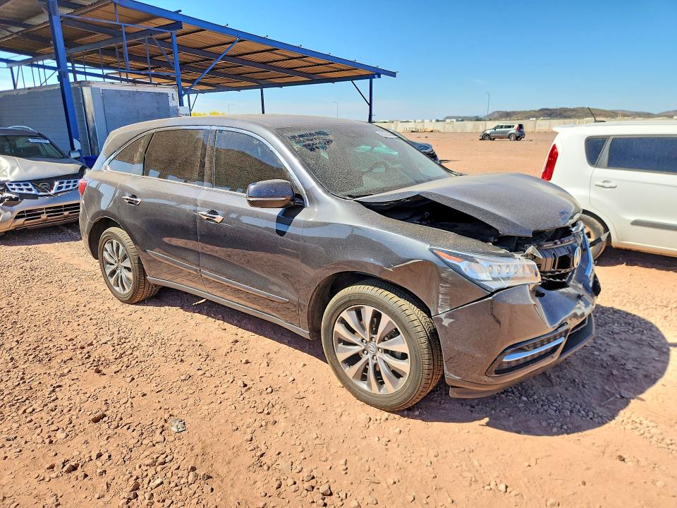 2016 Acura Mdx მანქანა იყიდება აუქციონზე, vin: 5FRYD4H45GB005923, აუქციონის ნომერი: 48166546