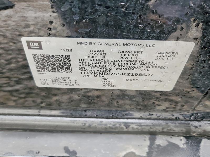 Продажа на аукционе авто 2019 Cadillac Xt5, vin: 1GYKNDRS5KZ198637, номер лота: 51610436