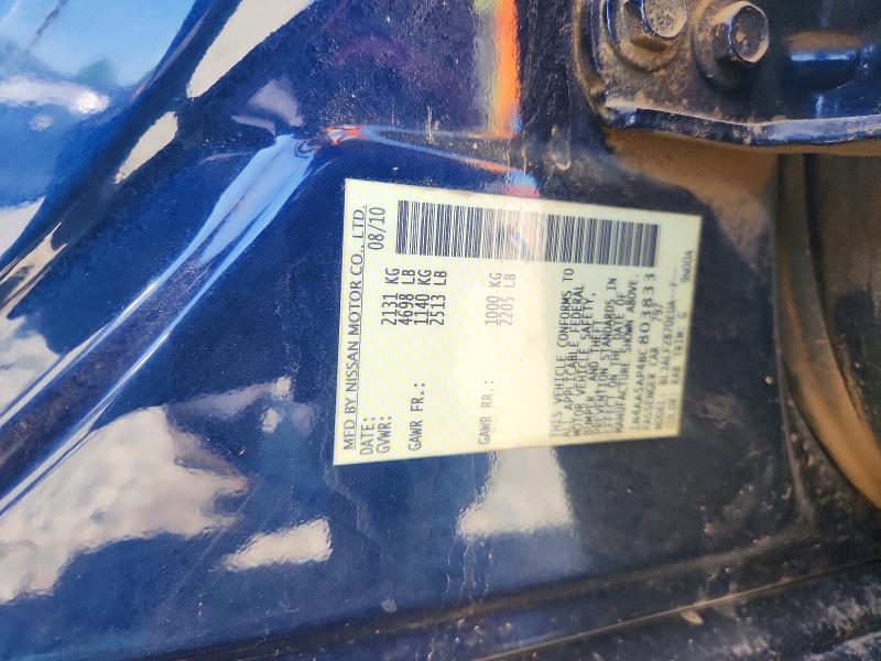 Aukcja sprzedaży 2011 Nissan Maxima, vin: 1N4AA5AP4BC803833, numer aukcji: 50616696