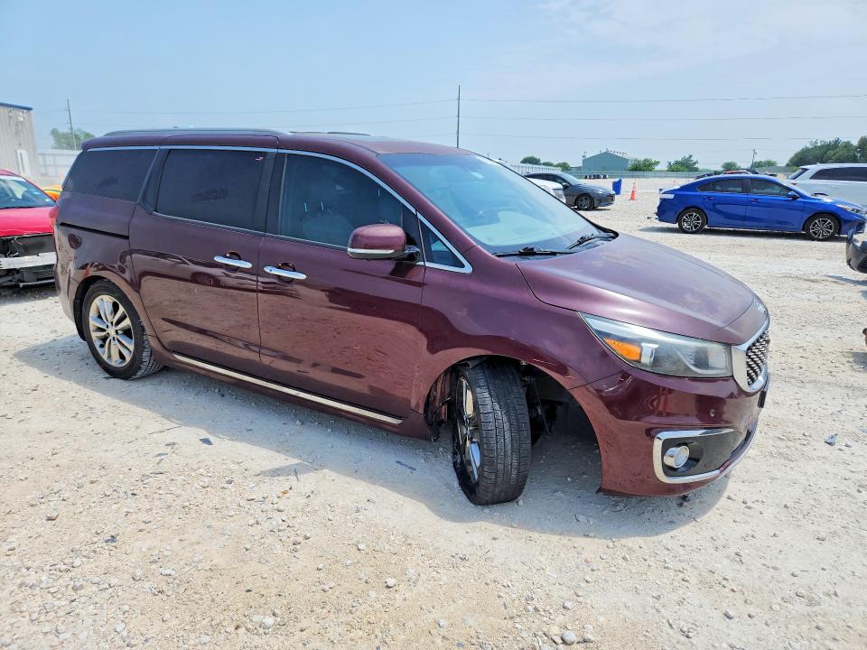 50293956 :رقم المزاد ، KNDME5C11G6186739 vin ، 2016 Kia Sedona مزاد بيع