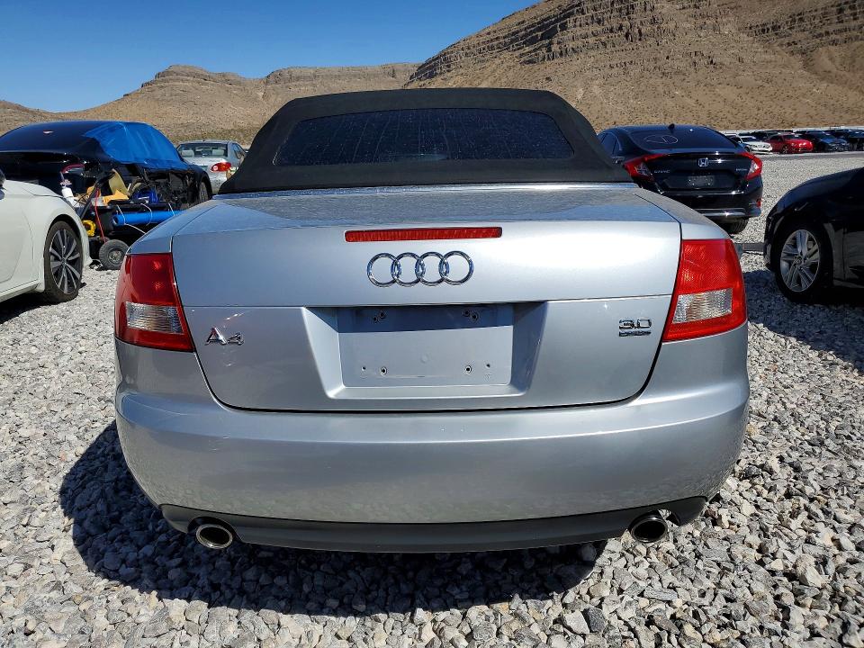 2004 Audi A4 მანქანა იყიდება აუქციონზე, vin: WAUDT48H54K016423, აუქციონის ნომერი: 49514176