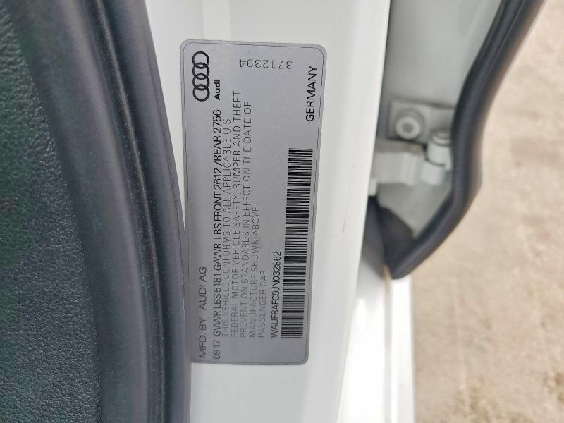 2018 Audi A6 მანქანა იყიდება აუქციონზე, vin: WAUF8AFC9JN032862, აუქციონის ნომერი: 51024446