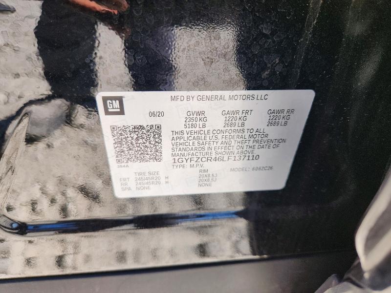 Aukcja sprzedaży 2020 Cadillac Xt4, vin: 1GYFZCR46LF137110, numer aukcji: 49936296