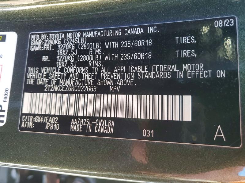 Продаж на аукціоні авто 2024 Lexus Nx 350h, vin: 2T2AKCEZ6RC022669, номер лоту: 50635646