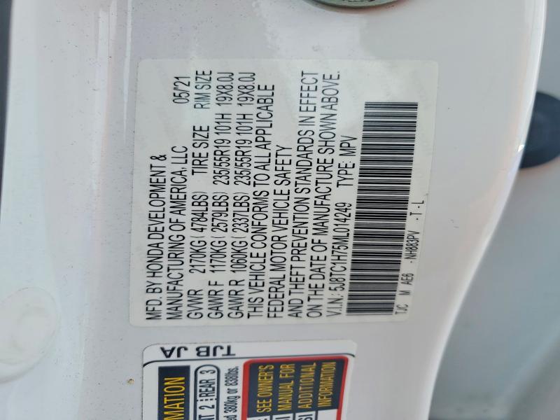 Продажа на аукционе авто 2021 Acura Rdx, vin: 5J8TC1H75ML014249, номер лота: 49129856