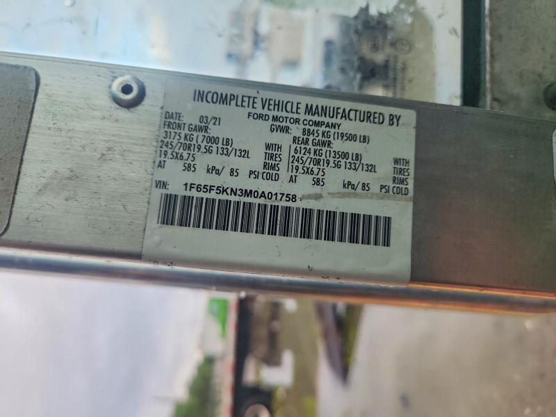 Продажа на аукционе авто 2021 Ford F59, vin: 1F65F5KN3M0A01758, номер лота: 48238706