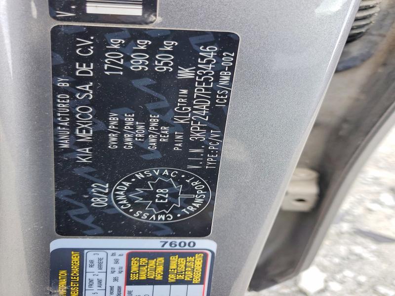 Продаж на аукціоні авто 2023 Kia Forte, vin: 3KPF24AD7PE534546, номер лоту: 48616686