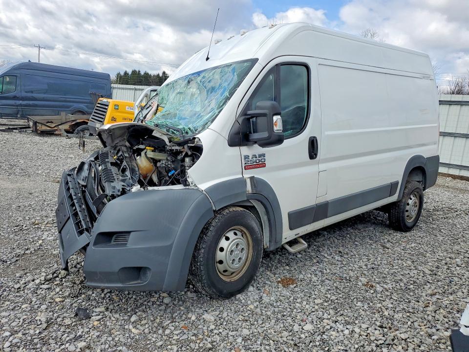 48486216 :رقم المزاد ، 3C6TRVCG0HE522730 vin ، 2017 Ram Promaster 2500 مزاد بيع